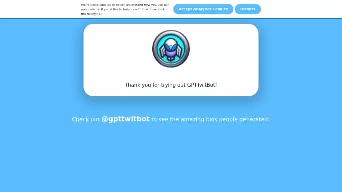 Gpt twit-bot — бесплатная нейросеть   для SMM. 