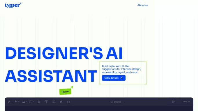 Typper — бесплатная нейросеть   для дизайна. 