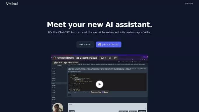 Uminal — бесплатная нейросеть  , расширения ChatGPT,  для повышения продуктивности. 