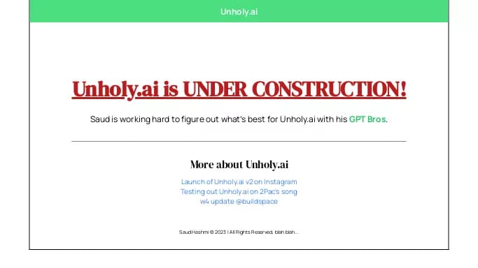 Unholy.ai — бесплатная нейросеть   для создания музыки. 