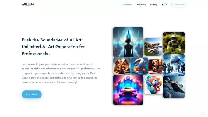 Artaist — платная нейросеть   для создания изображений. Бесплатная версия с ограниченным функционалом, есть платные тарифы.