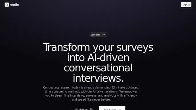 Replio — платная нейросеть   для научно-исследовательской деятельности. Бесплатная версия с ограниченным функционалом, есть платные тарифы.