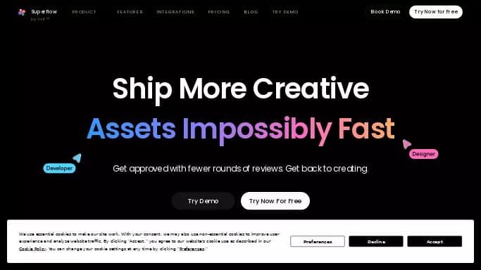 Superflow Rewrite — бесплатная нейросеть   для копирайтинга. Бесплатная версия с ограниченным функционалом, есть платные тарифы.