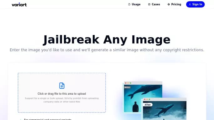 Variart — платная нейросеть   для создания изображений. Бесплатная версия с ограниченным функционалом, есть платные тарифы.