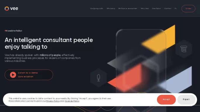 Vee — платная нейросеть   для маркетинга. Бесплатная версия с ограниченным функционалом, есть платные тарифы.