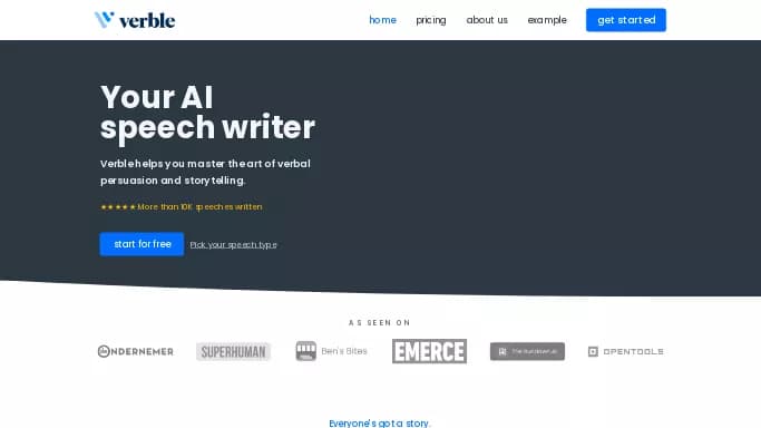 Verble — платная нейросеть   для помощи в образовании. 