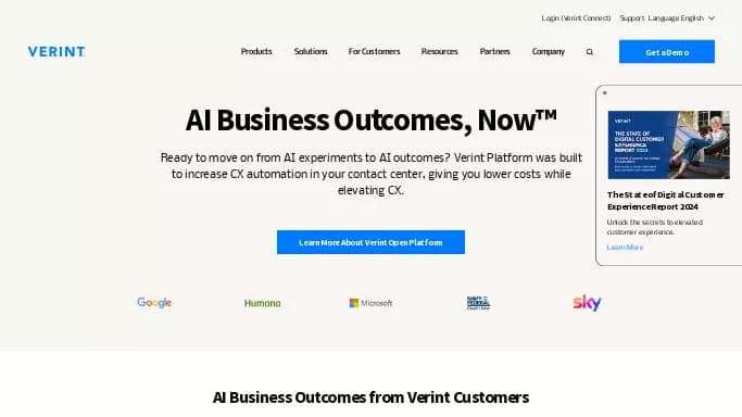 Verint — платная нейросеть   для маркетинга. 