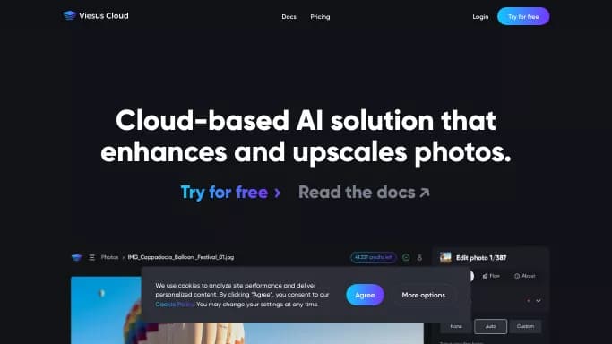 Viesus — бесплатная нейросеть   для редактирования изображений. Бесплатная версия с ограниченным функционалом, есть платные тарифы.