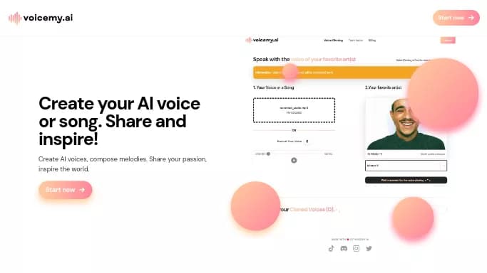 Voicemy.ai — бесплатная нейросеть   для редактирования аудио,  для создания музыки. Бесплатная версия с ограниченным функционалом, есть платные тарифы.