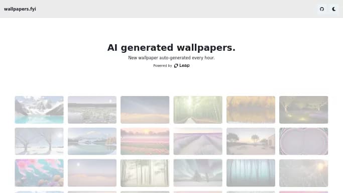 Wallpapers.fyi — бесплатная нейросеть   для создания изображений,  для развлечений,  для дизайна. 