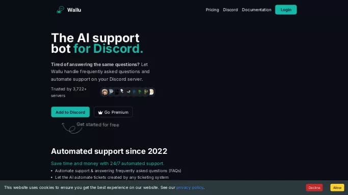 Wallu Bot — бесплатная нейросеть   для маркетинга. Бесплатная версия с ограниченным функционалом, есть платные тарифы.