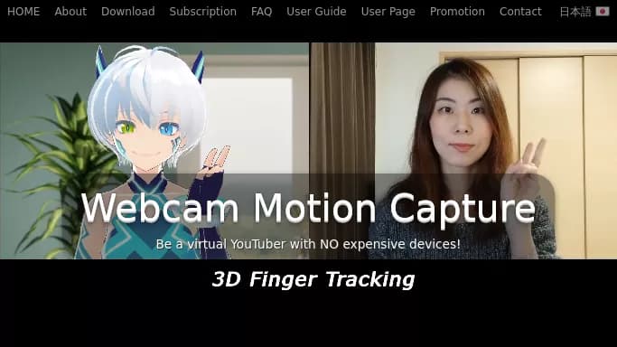 Webcam Motion Capture — бесплатная нейросеть   для 3D и анимации,  для редактирования видео. Бесплатная версия с ограниченным функционалом, есть платные тарифы.