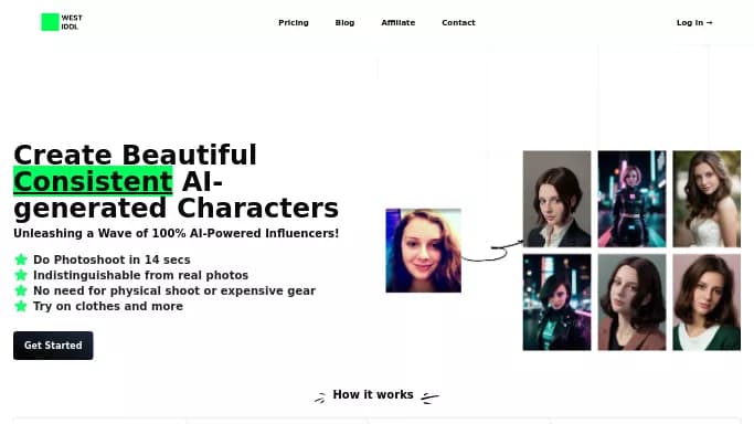 West Idol — платная нейросеть   для создания изображений. Бесплатная версия с ограниченным функционалом, есть платные тарифы.