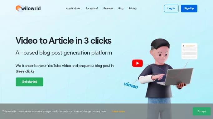 Wilowrid — платная нейросеть   для копирайтинга. 
