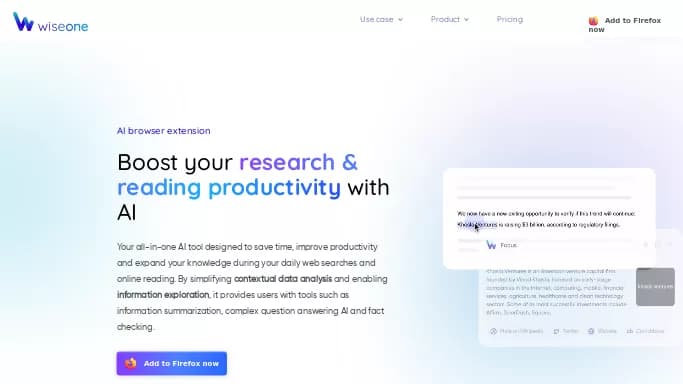 Wiseone — бесплатная нейросеть   — чат-бот. 