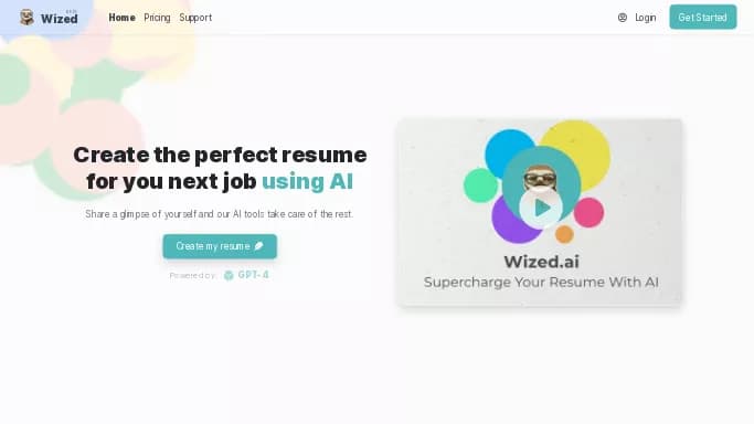 Wized.AI — бесплатная нейросеть   помогающие в управлении персоналом. Бесплатная версия с ограниченным функционалом, есть платные тарифы.
