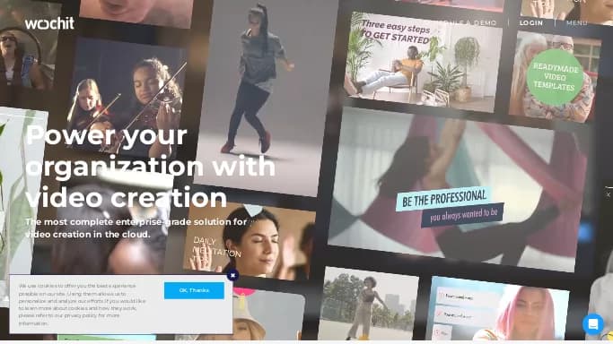 Wochit — платная нейросеть   для редактирования видео. 