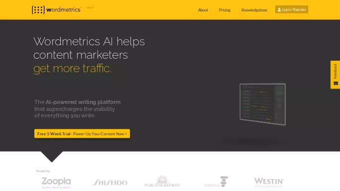 Wordmetrics — платная нейросеть   для научно-исследовательской деятельности. Бесплатная версия с ограниченным функционалом, есть платные тарифы.