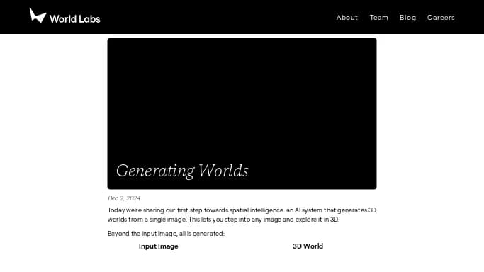 World Labs — бесплатная нейросеть   для 3D и анимации, undefined. 