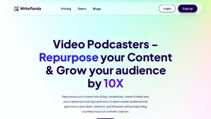 Write Panda — платная нейросеть   для копирайтинга. Бесплатная версия с ограниченным функционалом, есть платные тарифы.