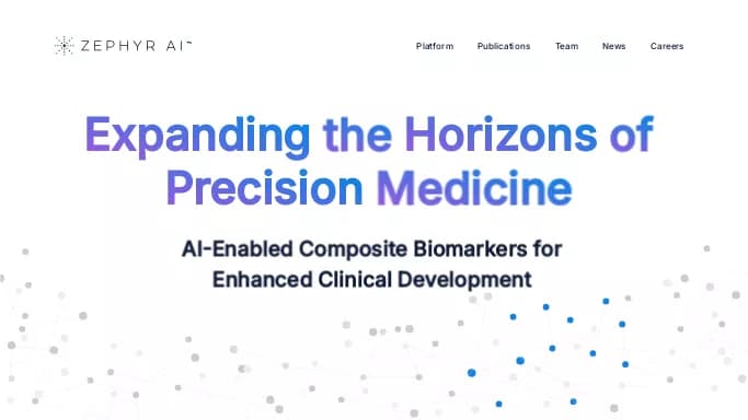 Zephyr AI — платная нейросеть   в медицине. 