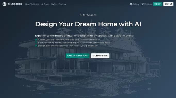 Ai4spaces — платная нейросеть в сфере недвижимости и архитектуры.