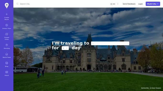 Alcotravel — бесплатная нейросеть для путешествий.