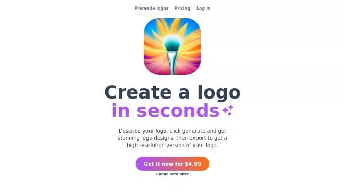 AppLogoCreater — платная нейросеть для создания логотипа. Бесплатная версия с ограниченным функционалом, есть платные тарифы.