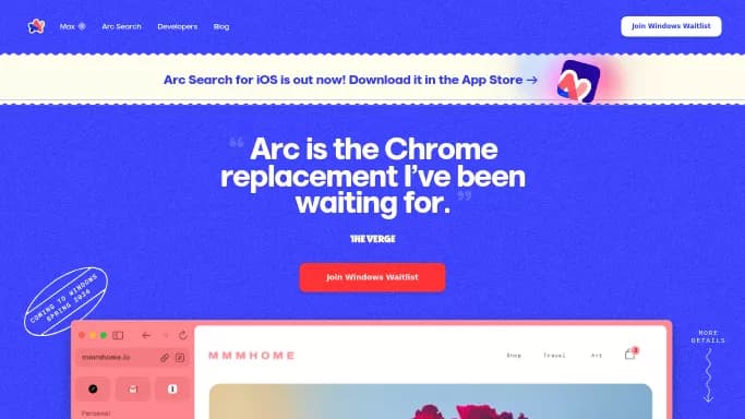 Arc Search — бесплатная нейросеть для поиска.