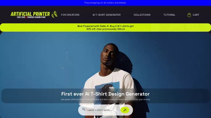 Artificial Printer — платная нейросеть . Бесплатная версия с ограниченным функционалом, есть платные тарифы.