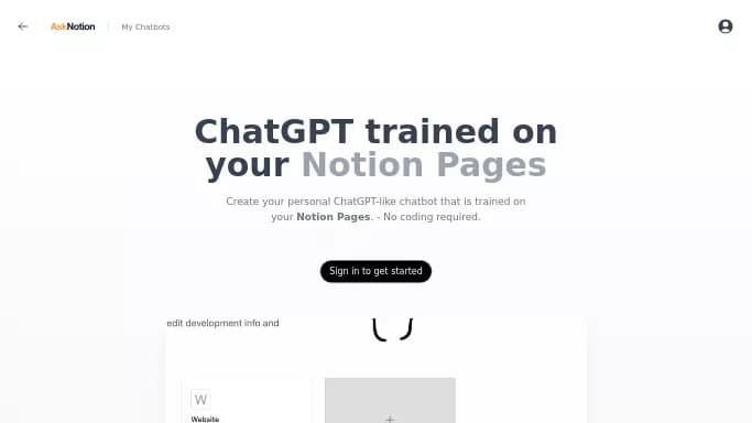 AskNotion — платная нейросеть — чат-бот, для повышения продуктивности. Бесплатная версия с ограниченным функционалом, есть платные тарифы.