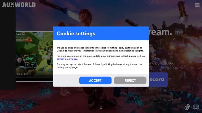 AuxWorld — бесплатная нейросеть в играх.