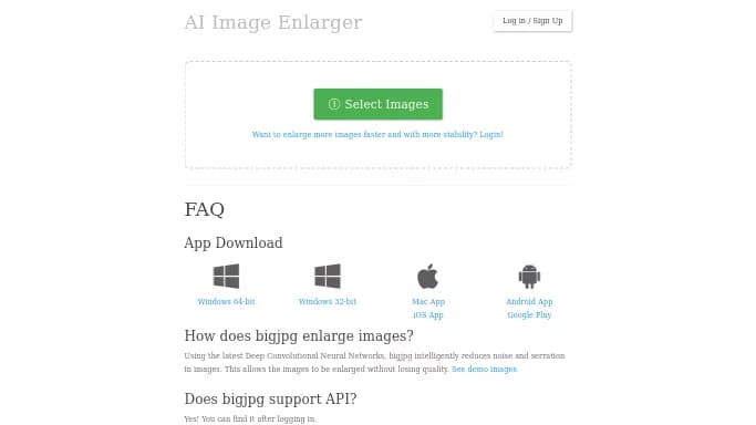 BigJPG — бесплатная нейросеть для редактирования изображений.