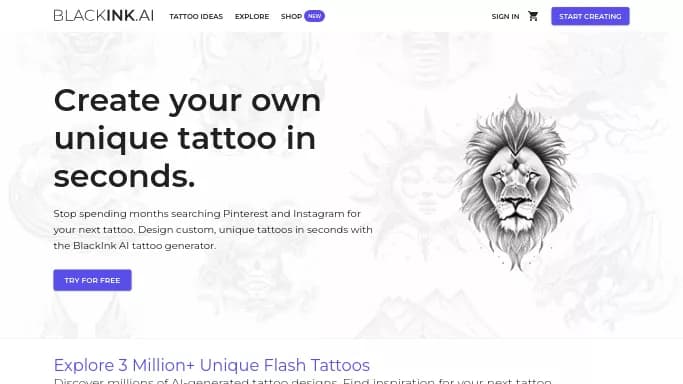 BlackInk — бесплатная нейросеть для развлечений, для повышения продуктивности. Бесплатная версия с ограниченным функционалом, есть платные тарифы.