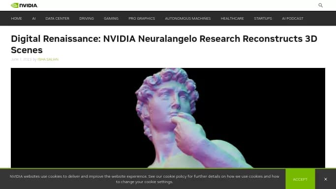 Neuralangelo by NVIDIA — бесплатная нейросеть undefined.