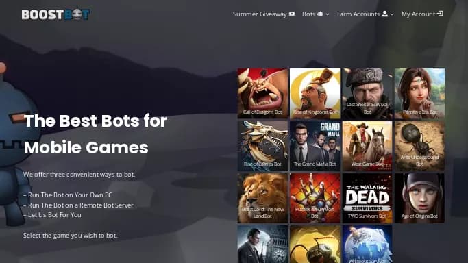 Boostbot — платная нейросеть в играх, для помощи в образовании, для повышения продуктивности, для помощи в автоматизации.