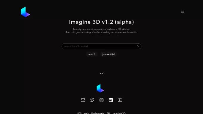 Imagine 3D — платная нейросеть для 3D и анимации. Бесплатная версия с ограниченным функционалом, есть платные тарифы.