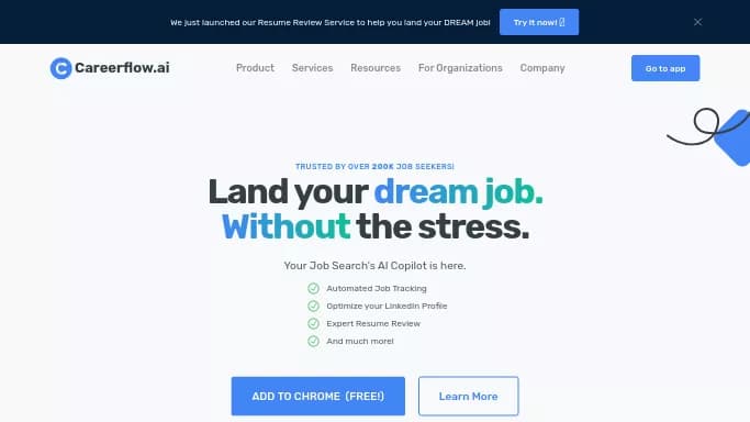 Careerflow — бесплатная нейросеть помогающие в управлении персоналом.