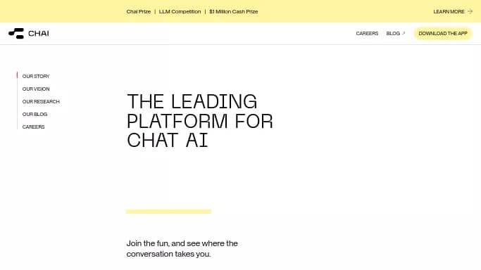 Chai — бесплатная нейросеть в играх. Бесплатная версия с ограниченным функционалом, есть платные тарифы.