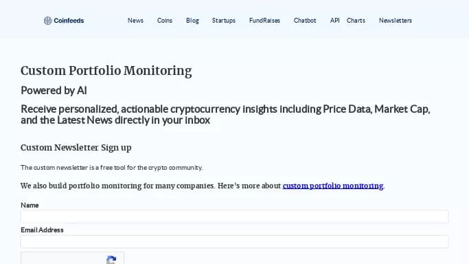 Coinfeeds — бесплатная нейросеть для работы с финансами.