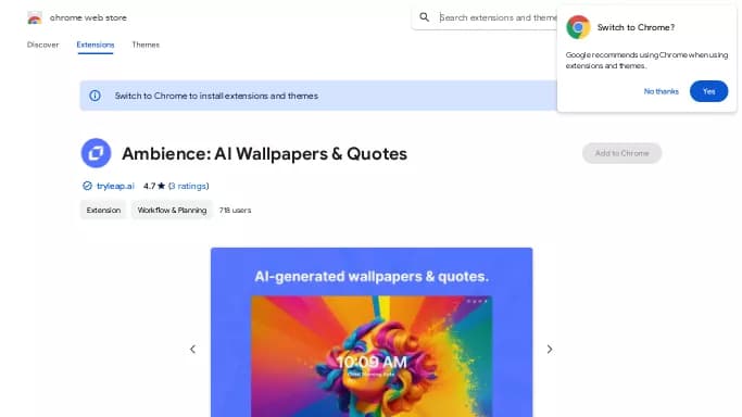 Ambience — бесплатная нейросеть для создания изображений, для развлечений, для дизайна.
