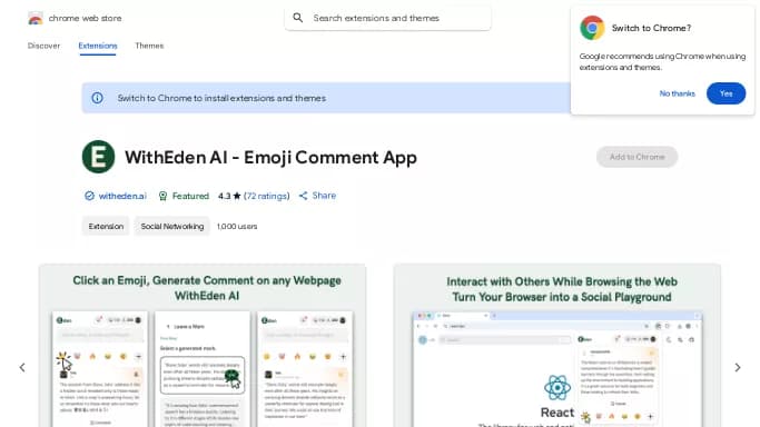 WithEden — бесплатная нейросеть , расширения ChatGPT, для SMM.