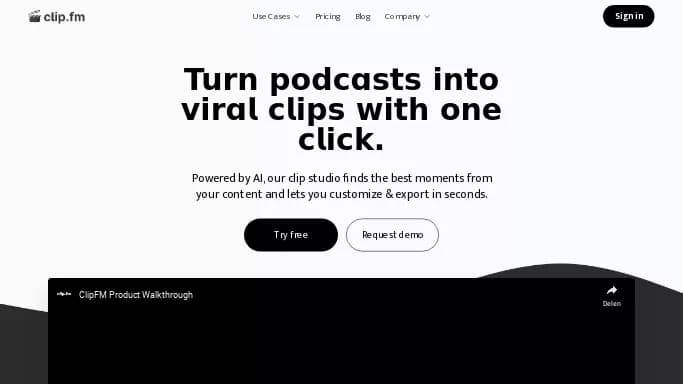 Clip.fm — платная нейросеть для редактирования видео. Бесплатная версия с ограниченным функционалом, есть платные тарифы.