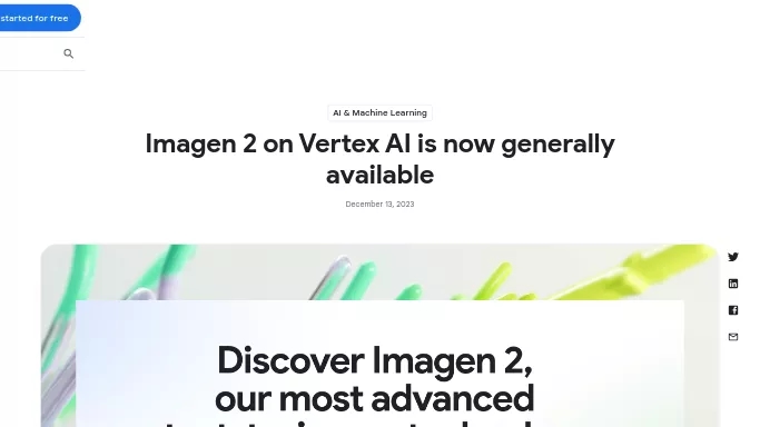 Imagen 2 by Google — бесплатная нейросеть для создания изображений.