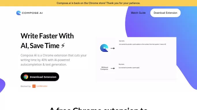Compose — бесплатная нейросеть для работы с электронной почтой, для написания текста.