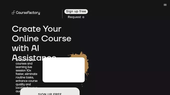 CourseFactory AI — бесплатная нейросеть для помощи в образовании. Бесплатная версия с ограниченным функционалом, есть платные тарифы.