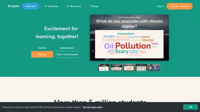 Curipod — бесплатная нейросеть для помощи в образовании. Бесплатная версия с ограниченным функционалом, есть платные тарифы.