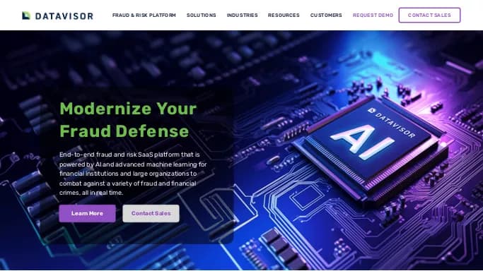 DataVisor — платная нейросеть для работы с финансами.