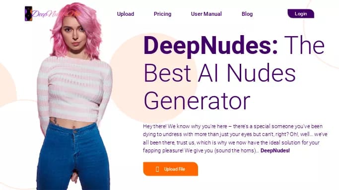 DeepNudesNet — бесплатная нейросеть для раздевания девушек (18+). Бесплатная версия с ограниченным функционалом, есть платные тарифы.