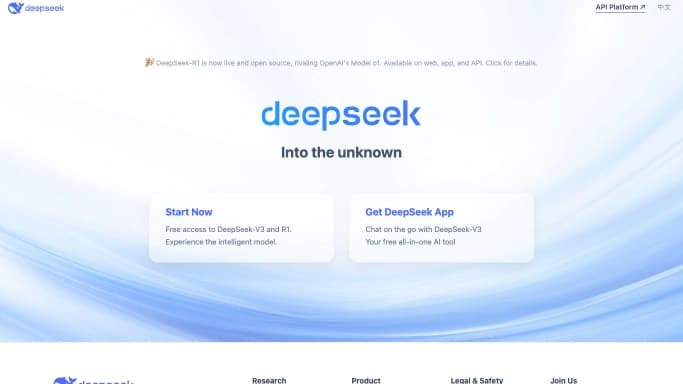 DeepSeek — бесплатная нейросеть для научно-исследовательской деятельности, — чат-бот, для написания текста. Бесплатная версия с ограниченным функционалом, есть платные тарифы.